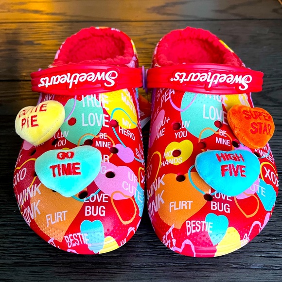 CROCS X SWEETHEARTS Collaboration ELEVATED Classic Lined Clogs J5 - Picture 1 of 9